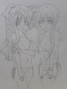 水著すずか&フェイト