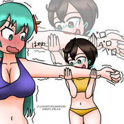 オキシドールを処方する沖波