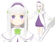 【MMDリゼロ】エミリア（幼少期）（リスト配布）