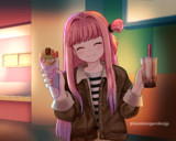 私の理想のお菓子を持っているあかねちゃん