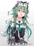 「がるる………何？」