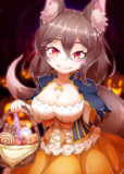ハロウィンの狐さん
