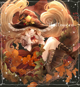 ハロウインリース魔女