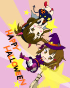 今年はハロウィン間に合った電ちゃんと雷ちゃん