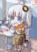 肉まんおごってもらったあかりちゃん