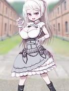 カブールちゃんと赤レンガ