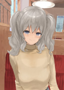 一緒に歩いてると街中の男どもの視線を集めてしまう鹿島さん