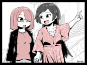 みゃー姉を隠れ家的な喫茶店に誘う松本