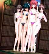 【今日のミクお姉さん】寄せ合う ふとももおみあしさん…♡