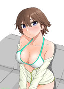 待っている比叡さん