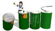 【MMDアクセサリ配布】飲料用缶型ドラム缶+オマケ