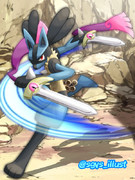 ルカリオとニダンギルのタッグ