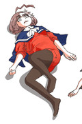 倒れてるメイちゃん