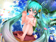 【ちびミクちゃん萌えリンク】足裏さん 見せてあげちゃうね…♡