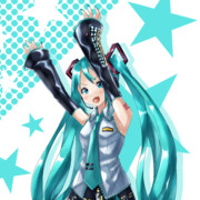 【ボカロ絵】バンザイするミクちゃん♪