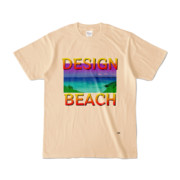 Tシャツ | ナチュラル | DESIGN_BEACH斬