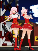 【MMD艦これ】アブルッツィとガリバルディでポーズ練習