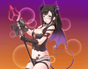 詩子お姉さんサキュバス衣装