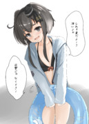 水着パーカー ニコニコ静画 イラスト