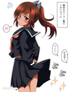 セーラー服で健全撮影だしおいちゃん