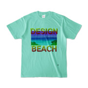 Tシャツ | アイスグリーン | DESIGN_BEACH斬