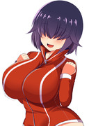 マシュマロおっぱいメカクレちゃん