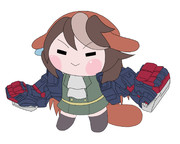 ションボリルドルフハーフカウルＴ(たぬき)