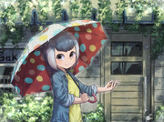 雨あがりカワウソ