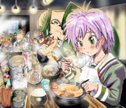 ラーメンとライスと八重さん