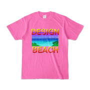 Tシャツ | ピンク | DESIGN_BEACH斬