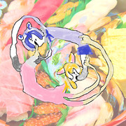 アライさんを食べるフェネックを食べるアライさん