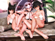 【あたかおルーム】アズレンお姉さん達の 綺麗なおみあしさん…♡