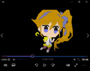 逆転裁判　希月心音　ちびキャラ（ニコ生コメント）