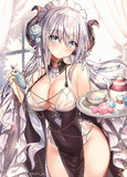 朝起こしに来てくれる角メイドさん