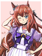 最近のアニメ風のマルゼンスキーさん。