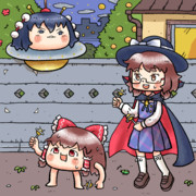 UFOを呼ぶ宇佐見菫子さんとゆっくりさん