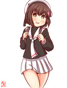 わんどろ友枝小制服のゆきかじぇ