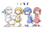 百均磁石の擬人化