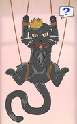 黒猫を吊るした。