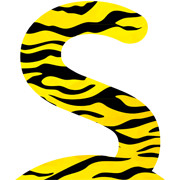 ニコニコ静画生放送ギフト「新年」イラストコンテスト応募作品虎のしっぽ