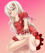 お姉ちゃんの力を借りて聖なる夜に舞い降りようとするグレちゃん