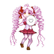 ドット絵ついなちゃんwithいいねボタン