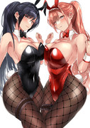 バニー夏葉と咲耶