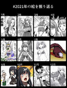 2021絵師進化録。