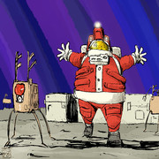 月面のメリークリスマス