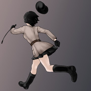 WoT実況で使用した立ち絵　モジャクロ戦闘記　於第31回