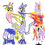 イカを焼いてくれるアライさん