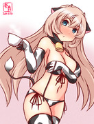 わんどろ牛柄ビキニのヴィクトリアス