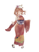 振袖ささらちゃん立ち絵