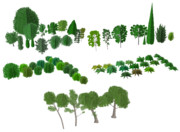 きかんしゃトーマス用 樹木・低木アクセサリー ver.3